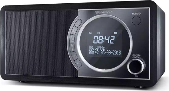 Sharp DR450 Επιτραπέζιο Ραδιόφωνο Ρεύματος DAB+ με Bluetooth Μαύρο 15-DR450BK