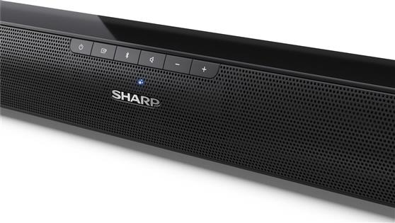 Sharp Soundbar 75W 2.0 με Τηλεχειριστήριο Μαύρο 15-HTSB100
