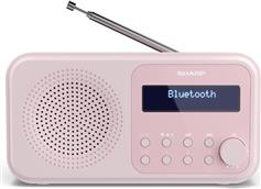 Sharp Tokyo Φορητό Ραδιόφωνο Επαναφορτιζόμενο DAB+ με Bluetooth και USB Blossom Pink 15-DRP420BP