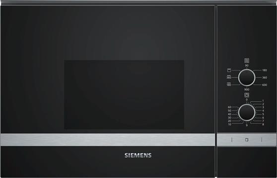 Siemens BE550LMR0 Εντοιχιζόμενος Φούρνος Μικροκυμάτων με Grill 25lt Π60xΒ38.8xΥ38.2cm Μαύρος