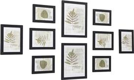 Songmics Κορνίζα Ξύλινη Σετ 10τμχ RPF310H