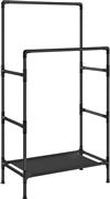Songmics Κρεμάστρα Δαπέδου από Μέταλλο Μαύρη 83x45x157cm RDR001B02