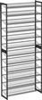 Songmics Μεταλλική Παπουτσοθήκη με 12 Ράφια Μαύρη 92.5x30.7x223cm LMR12B