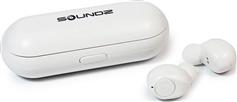 Soundz In-ear Bluetooth Handsfree Ακουστικά με Αντοχή στον Ιδρώτα και Θήκη Φόρτισης Λευκά R161108