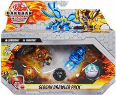 Spin Master Παιχνίδι Μινιατούρα Bakugan Geogan Brawler Pack Surturan & Swarmer για 6+ Ετών 20134985