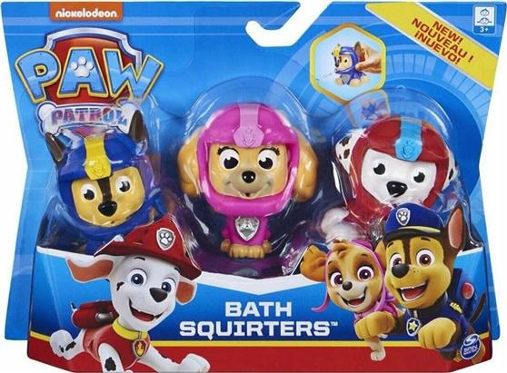 Spin Master Paw Patrol: Bath Squirter Μπουγελόφατσες για 36+ Μηνών 3τμχ 6058528