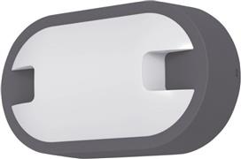 Spotlight Επιτοίχια Εξωτερική Πλαφονιέρα LED IP65 12W με Θερμό Λευκό Φως 7776