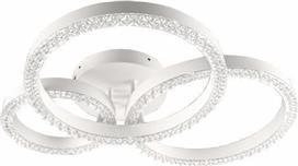 Spotlight Πλαφονιέρα Οροφής Λευκή με Ενσωματωμένο LED και Τηλεχειριστήριο 4040