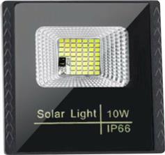 Spotlight Στεγανός Ηλιακός Προβολέας LED 30W Ψυχρό Λευκό 6000K με Αισθητήρα Κίνησης και Τηλεχειριστήριο IP66 6477