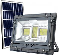 Spotlight Στεγανός Ηλιακός Προβολέας LED 500W Ψυχρό Λευκό 6000K με Τηλεχειριστήριο IP65 6609