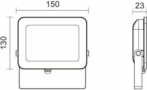 Spotlight Στεγανός Προβολέας LED 30W Ψυχρό Λευκό 6000K IP65 6237