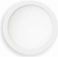 Spotlight Στρογγυλό Χωνευτό LED Panel 20W με Φυσικό Λευκό Φως 4000K 22cm 5427