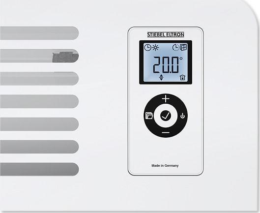 Stiebel Eltron CON 20 Premium Θερμοπομπός Τοίχου 2000W με Ηλεκτρονικό Θερμοστάτη 78x47cm Λευκό