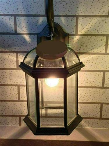 Sun Light Επιτοίχιο Φαναράκι Εξωτερικού Χώρου E27 σε Μπρούτζινο Χρώμα RH037B-DN-S