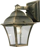 Sun Light Επιτοίχιο Φαναράκι Εξωτερικού Χώρου E27 σε Μπρούτζινο Χρώμα RH1130W