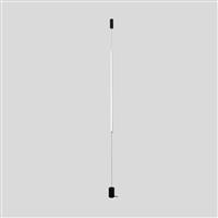 Sun Light LED Φωτιστικό Δαπέδου Υ300xΜ6cm με Ρυθμιζόμενο Λευκό Φως 1012lm Μαύρο PIKE-20F