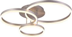 Sun Light Πλαφονιέρα Οροφής 77cm Ασημί με Ενσωματωμένο LED και Τηλεχειριστήριο C88059/3-SLV