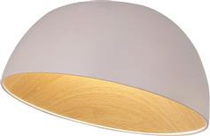 Sun Light Πλαφονιέρα Οροφής Κρεμ με Ενσωματωμένο LED και Τηλεχειριστήριο HEPHAESTUS-50C-KH
