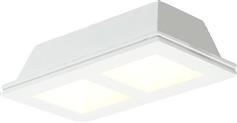 Sun Light Στεγανή Επιτοίχια Πλαφονιέρα Εξωτερικού Χώρου GU10 σε Λευκό Χρώμα MC-9223