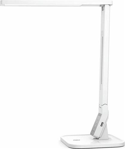 TaoTronics Φωτιστικό Γραφείου LED Αναδιπλούμενο Touch Control με USB Θύρα σε Λευκό Χρώμα TT-DL02 White