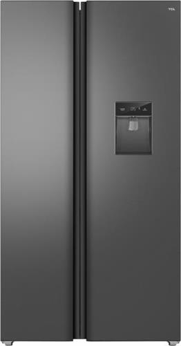 TCL RP631SSE0 Ψυγείο Ντουλάπα 631lt Total NoFrost Υ176.8xΠ92xΒ73.5cm Γκρι