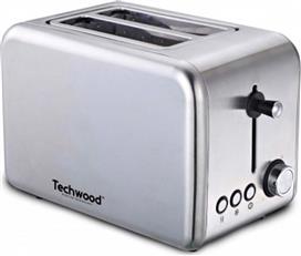 Techwood TGPI-703 Φρυγανιέρα 2 Θέσεων 850W Inox