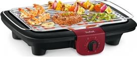 Tefal BG90E514 BBQ Easygrill Επιτραπέζια Ηλεκτρική Ψησταριά Σχάρας 2300W με Ρυθμιζόμενο Θερμοστάστη 37x23.5cm