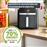 Tefal EY8618E0 Easy Fry Mega Φριτέζα Αέρος με Αποσπώμενο Κάδο 7.5lt Μαύρη