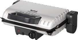 Tefal GC2050 Minute Grill Τοστιέρα Γκριλιέρα με Αποσπώμενες Πλάκες 1600W Ασημί