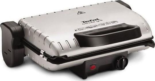 Tefal GC2050 Minute Grill Τοστιέρα Γκριλιέρα με Αποσπώμενες Πλάκες 1600W Ασημί