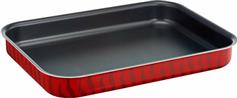 Tefal J5714882 Tempo Flame Ταψί Ορθογώνιο Αλουμινίου με Αντικολλητική Επίστρωση 37x27cm