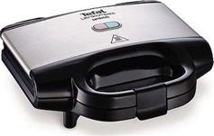 Tefal SM157236 Ultracompact Τοστιέρα για 2 Τοστ 700W Inox-Μαύρο