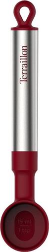 Terraillon GR13860 Κουτάλα Μέτρησης με Εργονομική λαβή Inox/Κόκκινο Spoon Premium 100235-0009