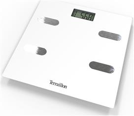 Terraillon GR14553 Fitness Ψηφιακή Ζυγαριά με Λιπομετρητή σε Λευκό χρώμα