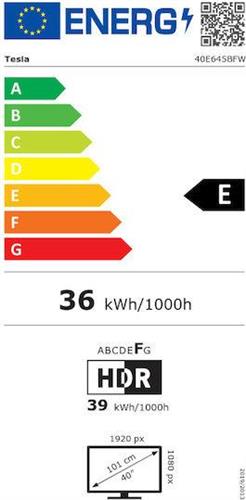 Tesla 40E645BFW Smart Τηλεόραση 40