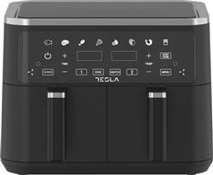 Tesla AF900BSD Φριτέζα Αέρος με Διπλό Αποσπώμενο Κάδο 9lt Μαύρη