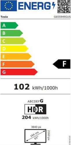 Tesla G65S949GUS Smart Τηλεόραση 65