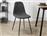 The Home Deco Factory Atom Καρέκλα Τραπεζαρίας με Υφασμάτινη Επένδυση Γκρι 62x54x83cm HD0476