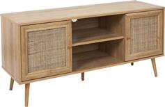 The Home Deco Factory Bali Έπιπλο Τηλεόρασης Ξύλινο Μπεζ Χρώμα Ξύλου Μ115xΠ39xΥ56.5cm HD7457