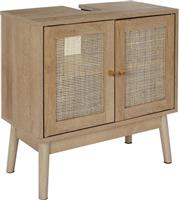 The Home Deco Factory Bali Πάγκος χωρίς Νιπτήρα Μ60xΒ30xΥ70cm Rattan & Ξύλο HD0227