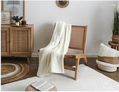 The Home Deco Factory Bali Πολυθρόνα Καφέ 64x71x75cm HD0333