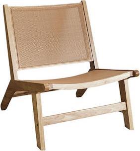 The Home Deco Factory Bali Πολυθρόνα Καφέ 64x71x75cm HD0333