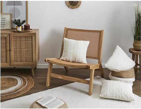 The Home Deco Factory Bali Πολυθρόνα Καφέ 64x71x75cm HD0333