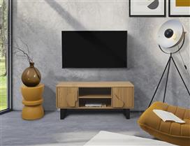 The Home Deco Factory Calypso Έπιπλο Τηλεόρασης από Μέταλλο & Ξύλο Μ110xΠ40xΥ48cm HD0434