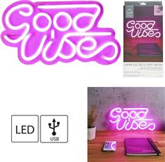 The Home Deco Factory Good Vibes Διακοσμητικό Φωτιστικό Neon LA10471