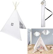 The Home Deco Factory Ινδιάνικη Σκηνή Teepee Λευκό/Ροζ RG9226