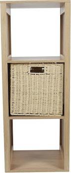 The Home Deco Factory Klaus Ραφιέρα Δαπέδου Μπεζ 38.5x32x99cm HD0242FS