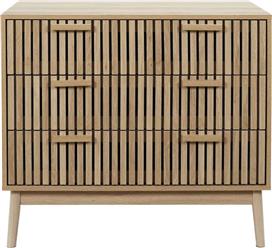 The Home Deco Factory Klaus Συρταριέρα Κρεβατοκάμαρας Ξύλινη με 3 συρτάρια 90x49x79cm HD0087