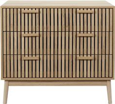 The Home Deco Factory Klaus Συρταριέρα Κρεβατοκάμαρας Ξύλινη με 3 συρτάρια 90x49x79cm HD0087