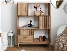 The Home Deco Factory Klaus Βιβλιοθήκη Ξύλινη 100x35x140cm HD0086YGO